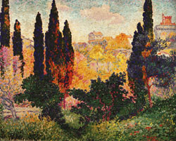 Cypress Trees at Cagnes